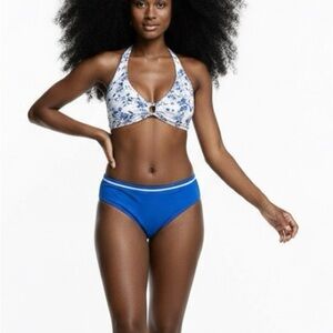 Cupshe Blue and White Bikini Set NWT VACATION READY